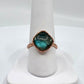 Size 8.25 Labradorite Ring - Copper Electroformed