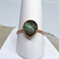 Size 8.25 Labradorite Ring - Copper Electroformed