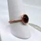 Size 8.25 Red Tiger’s Eye Ring - Copper Electroformed