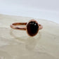 Size 8.25 Red Tiger’s Eye Ring - Copper Electroformed