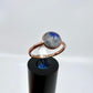 Size 8.25 Moonstone Ring - Copper Electroformed