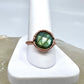 Size 8.25 Labradorite Ring - Copper Electroformed