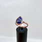 Size 8.75 Lapis Lazuli Ring - Copper Electroformed