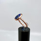 Size 8.75 Lapis Lazuli Ring - Copper Electroformed