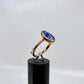 Size 8.75 Lapis Lazuli Ring - Copper Electroformed