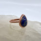 Size 8.75 Lapis Lazuli Ring - Copper Electroformed