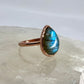 Size 7.25 Labradorite Ring - Copper Electroformed