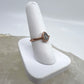 Size 7.25 Moonstone Ring - Copper Electroformed