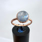 Size 7.75 Moonstone Ring - Copper Electroformed