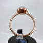 Size 7.75 Moonstone Ring - Copper Electroformed