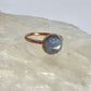 Size 7.75 Moonstone Ring - Copper Electroformed