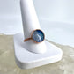 Size 9 Moonstone Ring - Copper Electroformed