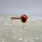 Size 9 Red Tiger’s Eye Ring - Copper Electroformed