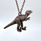 Dinosaur Necklace -- Copper Electroformed