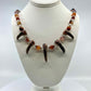 5 Bear Claw Beaded Necklace - Copper Electroformed