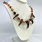 5 Bear Claw Beaded Necklace - Copper Electroformed