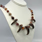 5 Bear Claw Beaded Necklace - Copper Electroformed