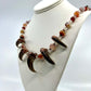 5 Bear Claw Beaded Necklace - Copper Electroformed