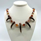 5 Bear Claw Beaded Necklace - Copper Electroformed