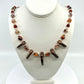 5 Bear Claw Beaded Necklace - Copper Electroformed