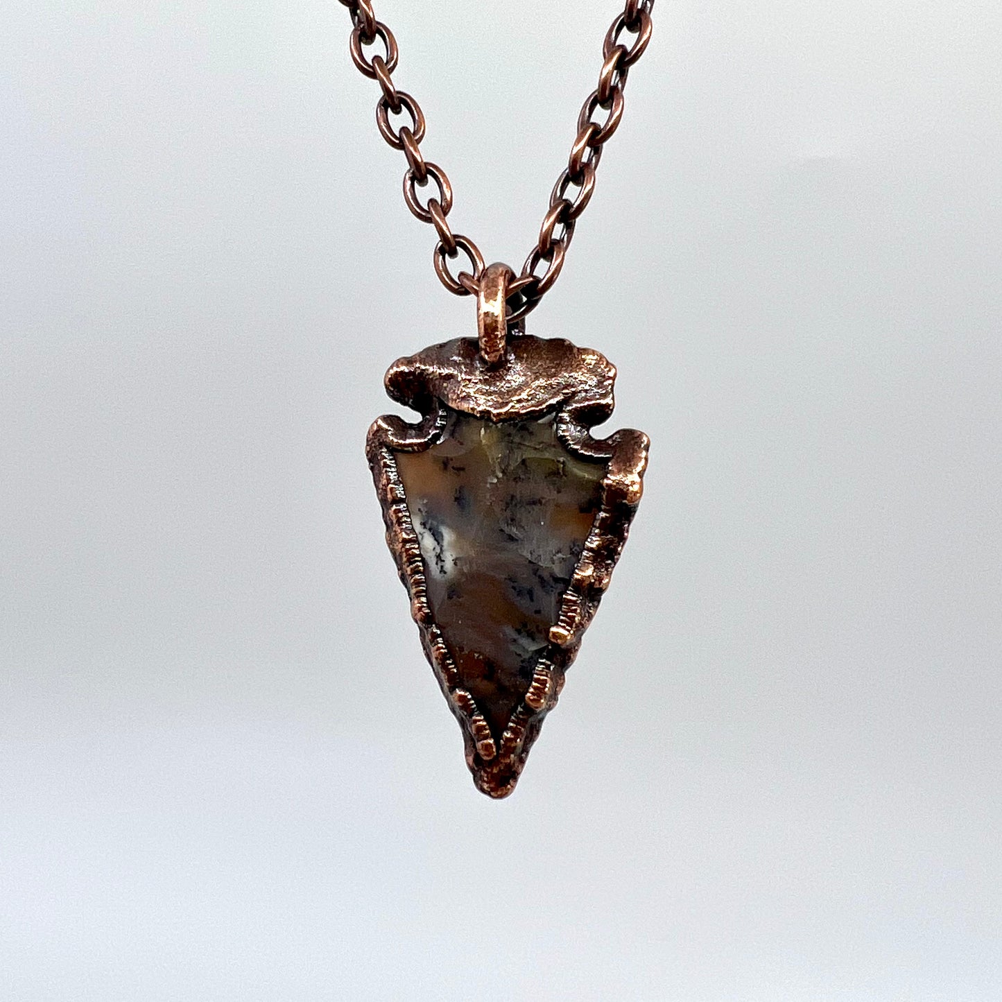 Arrowhead Necklace - Copper Electroformed