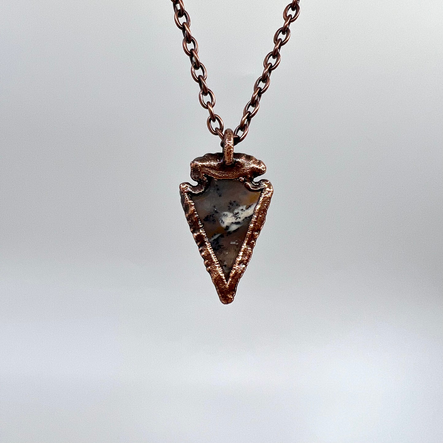 Arrowhead Necklace - Copper Electroformed