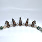 5 Bear Claw Beaded Necklace - Copper Electroformed