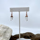 Montana Quartz Drop Earrings - Copper Electroformed