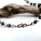 5 Bear Claw Beaded Necklace - Copper Electroformed