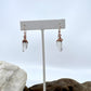 Montana Quartz Drop Earrings - Copper Electroformed