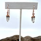 Montana Quartz Drop Earrings - Copper Electroformed