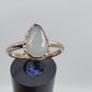 Size 8 Rainbow Moonstone Ring - Copper Electroformed